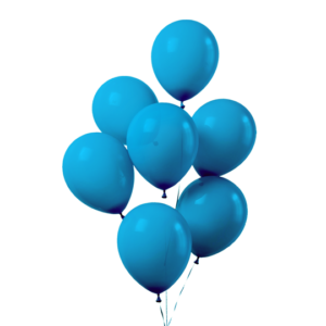 Globo-latex-mediano-n9-CELESTE